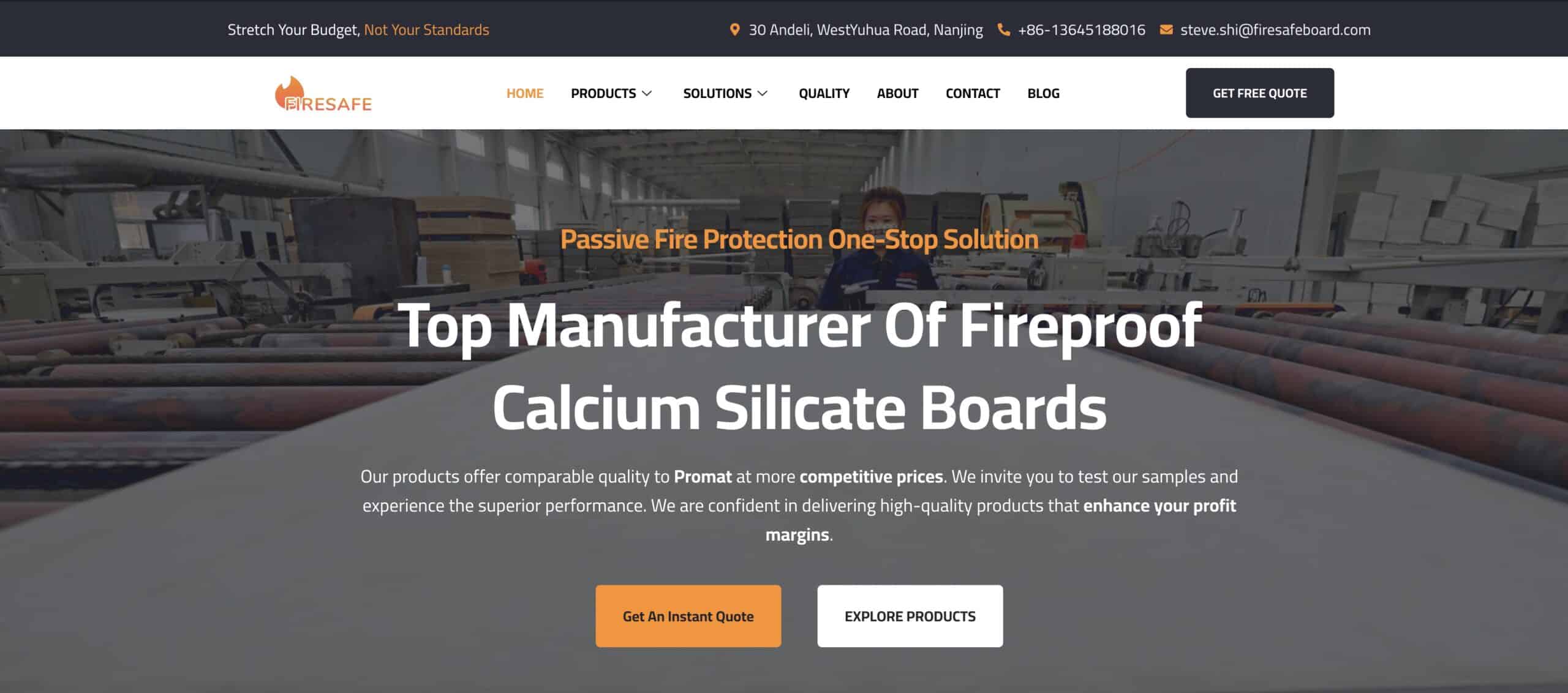 FireSafeBoard suppliers