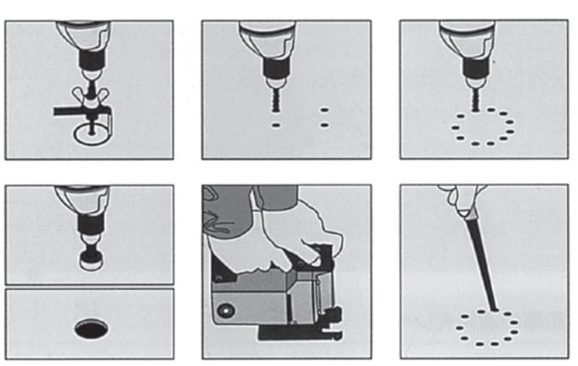 drilling of calcium silicate boards