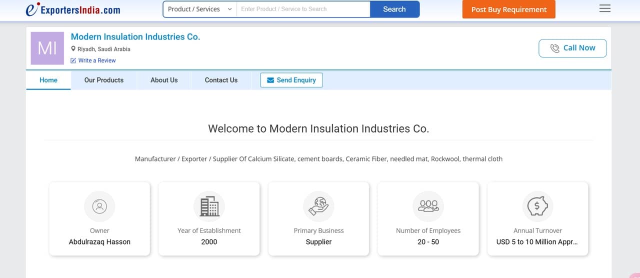 Modern Insulation Industries Co.