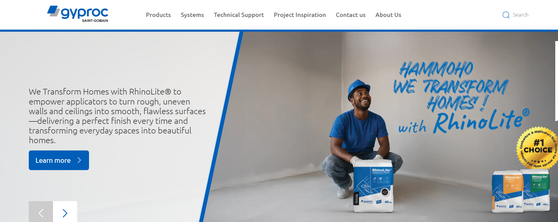 2.Gyproc South Africa (RhinoBoard® FireStop)